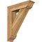 Ekena Millwork Traditional Traditional Rough Sawn Bracket w/ Offset Brace, Western Red Cedar, 8"W x 30"D x 36"H BKT0806X30X36TRA01RWR - alternate 1